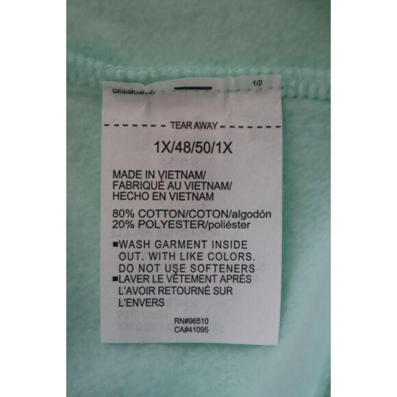 Under Armour 1362915-335 Women's Sz 1X Aqua Foam/Green Rival Fleece Logo Hoodie - Picture 5 of 9